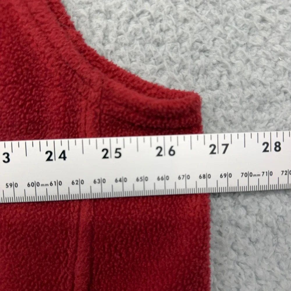 Columbia WM6747‎ Mens Size XXL Red Cathedral Peak II Full-Zip Fleece Vest
